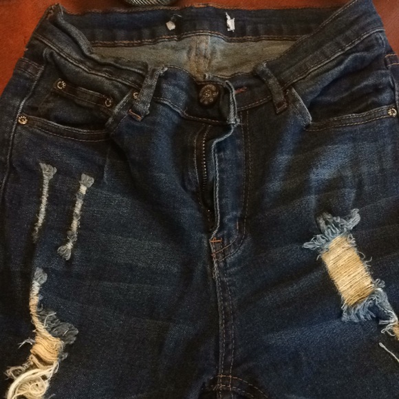American Bazi High Waisted Distressed Jeans 👖 - Picture 2 of 8